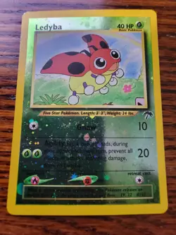 Ledyba 7/18 Southern Islands Reverse Holo Promo Single Pokemon Card LP - Image 1