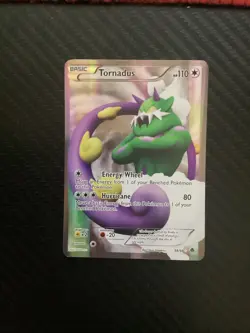 Tornadus Full Art Holo LP Emerging Powers 98/98 Ultra Rare Pokemon Card 2011 - Image 1