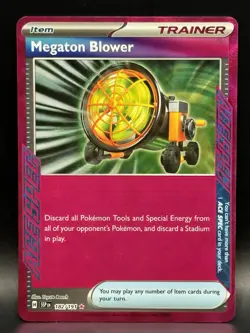 Pokemon TCG, Megaton Blower 182/191 - Surging Sparks - Ace Spec Trainer Card - Image 1