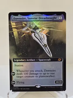 MTG Dawnsire, Sunstar Dreadnought (Extended Art) FOIL Edge of Eternities - Image 1