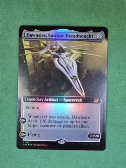 MTG Dawnsire, Sunstar Dreadnought (Extended Art) FOIL Edge of Eternities - Image 3