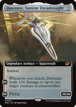 Dawnsire, Sunstar Dreadnought (Extended Art) Edge of Eternities Foil - NM #351 - Image 1