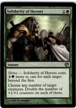 MTG Solidarity of Heroes Journey Into Nyx Uncommon #141 - Image 1