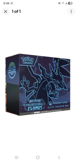 Phantasmal Flames Pokemon Center Elite Trainer Box ETB - PRESALE ORDER CONFIRMED - Image 1