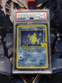 2021 POKEMON CELEBRATIONS CLASSIC COLLECTION #66 SHINING MAGIKARP-HOLO PSA 10 - Image 1