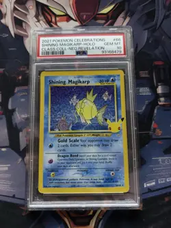 2021 POKEMON CELEBRATIONS CLASSIC COLLECTION #66 SHINING MAGIKARP-HOLO PSA 10 - Image 3