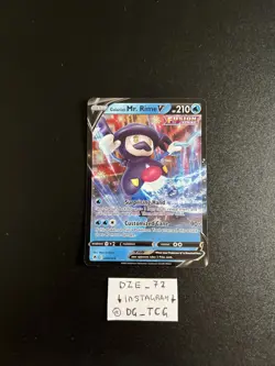 Pokemon Astral Radiance - Galarian Mr. Rime V - 049/189 - Full Art - M/NM - Image 2