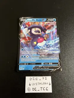 Pokemon Astral Radiance - Galarian Mr. Rime V - 049/189 - Full Art - M/NM - Image 3