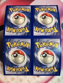 Pokemon Uncut Sheet NFC Miscut Error Gengar Hitmonlee Articuno Aerodactyl Fossil - Image 2