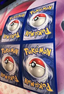 Pokemon Uncut Sheet NFC Miscut Error Gengar Hitmonlee Articuno Aerodactyl Fossil - Image 3