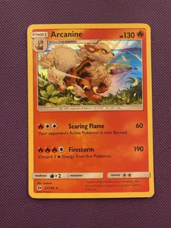Arcanine - 22/149 - Holo Rare Sun & Moon (Base Set) Pokemon 2017 - Image 1