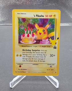 2021 Pokemon SWSH Celebrations Birthday Pikachu Classic Collection 24 - Image 1