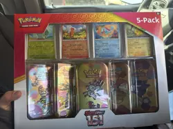 Pokemon TCG Scarlet And Violet 151 5 Pack Mini Tins pack of 2 - Image 2