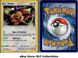 2021 Pokemon, Sword & Shield Promos, #SWSH118 Eevee, Black Star Promo - Image 1
