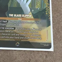 Disney Lorcana TCG Enchanted The Glass Slipper 208/204 NM Condition - Image 4
