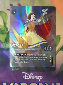 Snow White - Fair-Hearted Enchanted - Shimmering Skies Disney Lorcana - 220/204 - Image 2