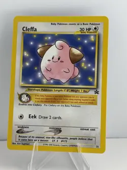Cleffa 31/53 Wotc Black Star Promo Regular Pokemon NM/LP - Image 1