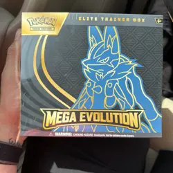 Pokemon Mega Evolution (Mega Lucario) Elite Trainer Box (ETB) FACTORY SEALED - Image 1