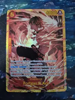 OP16-118 Portgas.D.Ace Sec The Time To Battle One Piece TCG English Card - Image 1