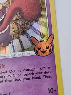 Pokemon Gengar Card Trick Or Trade 2022 Holo Rare Card 57/198 Near Mint - Image 4