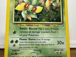 Pokemon TCG Bellossom 3/111 1st Edition Neo Genesis Holo Rare Vintage - Image 5