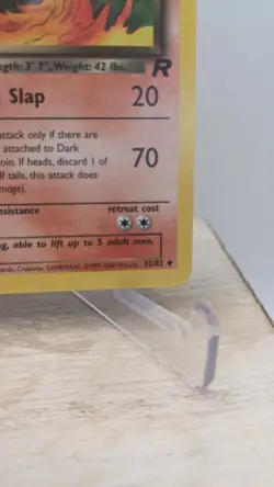 Vintage Pokemon TCG WOTC #32/82 Dark Charmeleon Team Rocket Uncommon Unlimited - Image 4