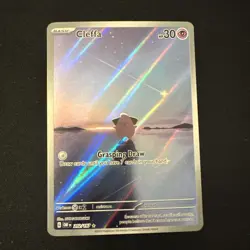Pokemon TCG Cleffa Obsidian Flames Illustration Rare Holo Card 202/197 NM - Image 1