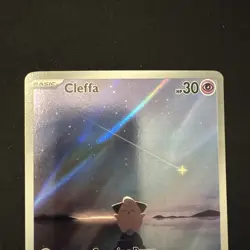 Pokemon TCG Cleffa Obsidian Flames Illustration Rare Holo Card 202/197 NM - Image 2