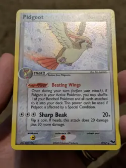 Pidgeot 2/17 Holo Rare Pop Series 2 Pokemon Card Very LP - Image 2