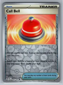 Pokemon Call Bell 165/191 Reverse Holo Surging Sparks - Image 1