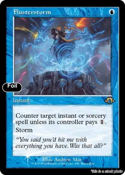 MTG Flusterstorm (Retro Frame) [BABP - 496] LP Foil - Image 1