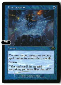 MTG Flusterstorm (Retro Frame) [BABP - 496] LP Foil - Image 2