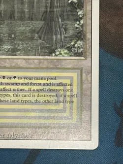 Bayou Revised MTG Magic The Gathering Reserved List Dual Land HP Heavy Play - Image 4
