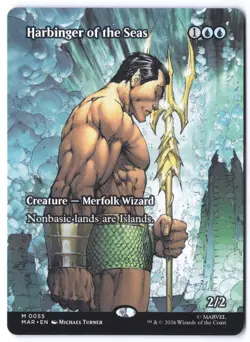 PRESALE Harbinger of the Seas (Borderless) 55 Magic: The Gathering Mythic NM - Image 1