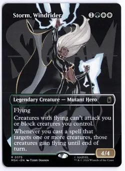 PRESALE Storm, Windrider (Borderless) MSH 375 Magic: The Gathering R NM - Image 1