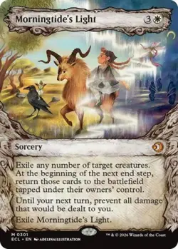 ~ Morningtide's Light (Showcase) ~ NM Foil ~ Lorwyn Eclipsed ~ MTG ~ - Image 1
