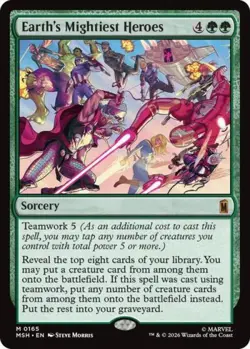 ~ Earth's Mightiest Heroes ~ NM ~ Marvel Super Heroes ~ MTG ~ - Image 1