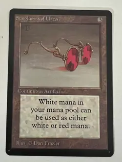 Magic the Gathering MTG Beta Sunglasses of Urza NM (Beta Bob) - Image 1
