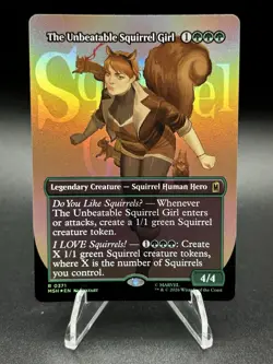 MTG The Unbeatable Squirrel Girl (Borderless) Marvel Super Heroes MSH Foil - Image 1