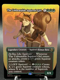 MTG The Unbeatable Squirrel Girl (Borderless) Marvel Super Heroes MSH Foil - Image 3