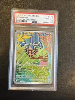 2026 Pokemon - Hitmontop 240/217 Me: Ascended Heroes PSA 10 GEM MT 💎 - Image 1
