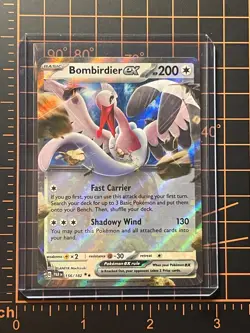 Holo Bombirdier ex 156/182 Double Rare Paradox Rift Pokemon TCG - Image 1
