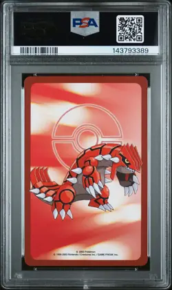 2003 Pokemon Ruby/Groudon Poker Card Latias Joker PSA 8 - Image 2