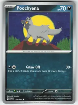 Poochyena 128/217 Common Ascended Heroes Pokemon Near Mint - Image 2