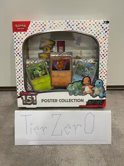 Pokemon TCG Scarlet & Violet 151 Poster Collection Box - NEW FACTORY SEALED MEW - Image 1