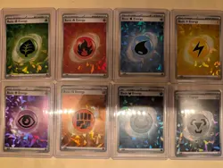Pokemon TCG Terapagos ex UPC Basic Energy Set 8 Cracked Ice Promo Holo Foil NM - Image 1