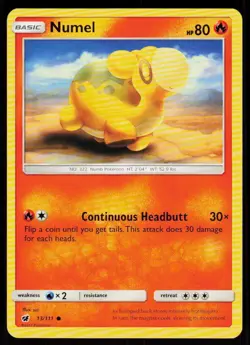 Numel 13/111 Common Crimson Invasion Pokemon Near Mint - Image 1