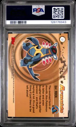 2003 TOPPS POKEMON ADVANCED #13 ARMALDO PSA 10 - Image 2