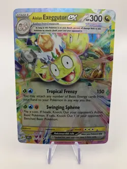 Alolan Exeggutor ex 133/191 Holo Double Rare Pokemon Surging Sparks - Image 1