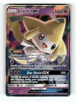 Jirachi GX - 79/236 - Unified Minds - Pokemon - GX Rare - Holo NM - Image 1